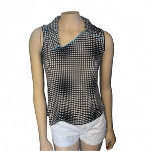 Jamie Sadock Geometric Top